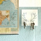 Mosaic deer knage - hvid