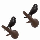 Hook Sparrow knage - s�t med 2 stk. (sort/brun)