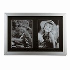Alu fotoramme med 2 rum