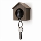 N�gleholder fuglehus - sort/brun