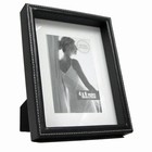Fotoramme i sort l�der - 10x15 cm
