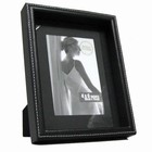 Fotoramme i sort l�der - 10x15 cm