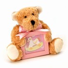 Bamse med fotoramme - pige