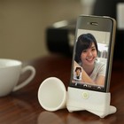 Hornstand iPhone - hvid