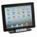 iPad holder i sort l�der