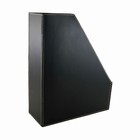 Tidsskrift holder - sort l�der