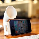 Horn Stand pro til iPhone 4/4S - hvid