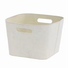 Kurv i offwhite filt - medium