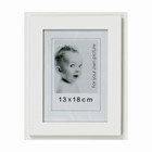 Hvid fotoramme - 13x18 cm