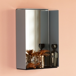 Mirror box med spejl - gr