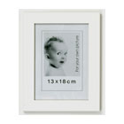 Hvid fotoramme - 13x18 cm