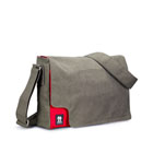 Computertaske - gr� canvas 15,4