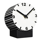 Tid Clock - hvid/sort