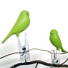 Peg Sparrow gr�n - klemmer 6 stk.