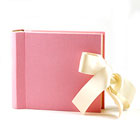 Lyser�dt baby fotoalbum - stof