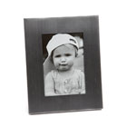 Fotoramme i b�rstet st�l (10x15)