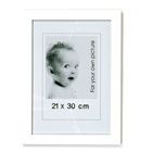 Hvid fotoramme - 21x30 cm