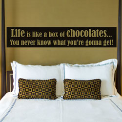 Wallstickers - "Box of chocolates..."