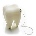 Tooth Dental Floss - tandtr�d