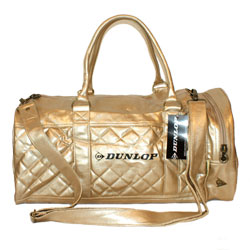 Dunlop taske - guld metallic