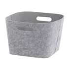 Kurv i gr� filt - medium