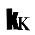Sort bogstav - K