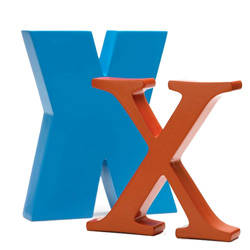 Bogstav X - bl�