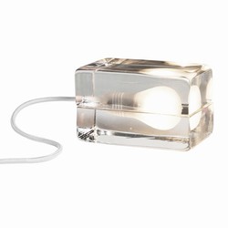 Block Lamp - hvid ledning