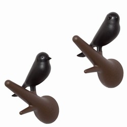 Hook Sparrow knage - st med 2 stk. (sort/brun)