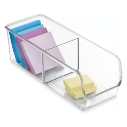 Billede af iDesign akryl holder Binz opbevaring todelt - 28x10 cm