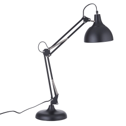 Skrivebordslampe Sort Risør Fra Bahne Med Drejbar Skærm
