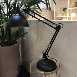 Skrivebordslampe sort Risr - Bahne