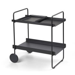 Billede af Zone A-Cocktail Trolley barbord - sort