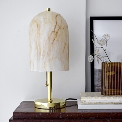 Lampe med glasskrm - Bloomingville