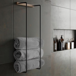 Towel Rack håndklæde holder - olieret egetræ