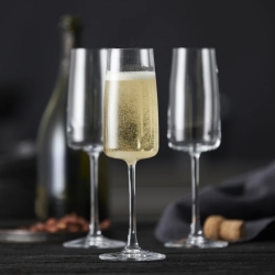 Lyngby Glas - Champagneglas Zero - 4 stk.