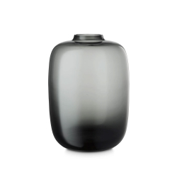 Copenhagen vase grå glas - H Skjalm P