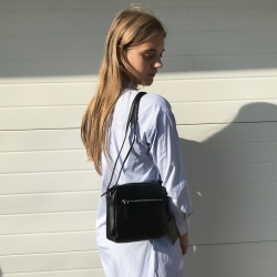 Billede af Sort lædertaske - Corium Leather