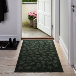 Tica drmtte Leaves grn - 90x130 cm