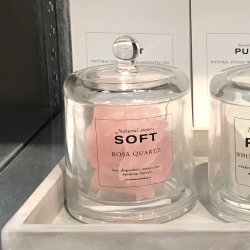 Natursten med duftolie - rosa Soft