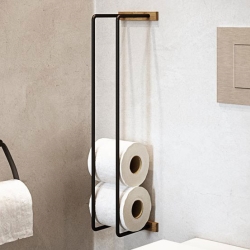 Bathroom Rack toiletrulleholder olieret egetræ - Ekta Living