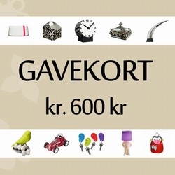 Gavekort 600 kr.