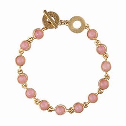 Sence Cph - Smukt armbånd pink jade