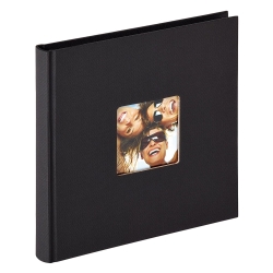 Sort fotoalbum - 18x18 cm