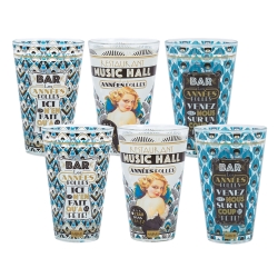 Glas Les annes folles - 6 stk