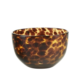 Bahne glas skl Dots - amber