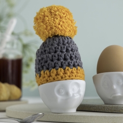 Hat til æg Tassen - orange/grå