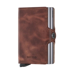 Se Secrid twinwallet - vintage brun hos Fenomen