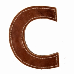 Læder bogstav - C
