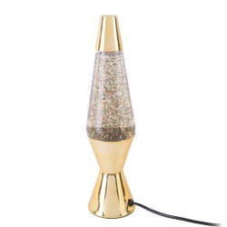 5: Glitter lampe guld - Leitmotiv